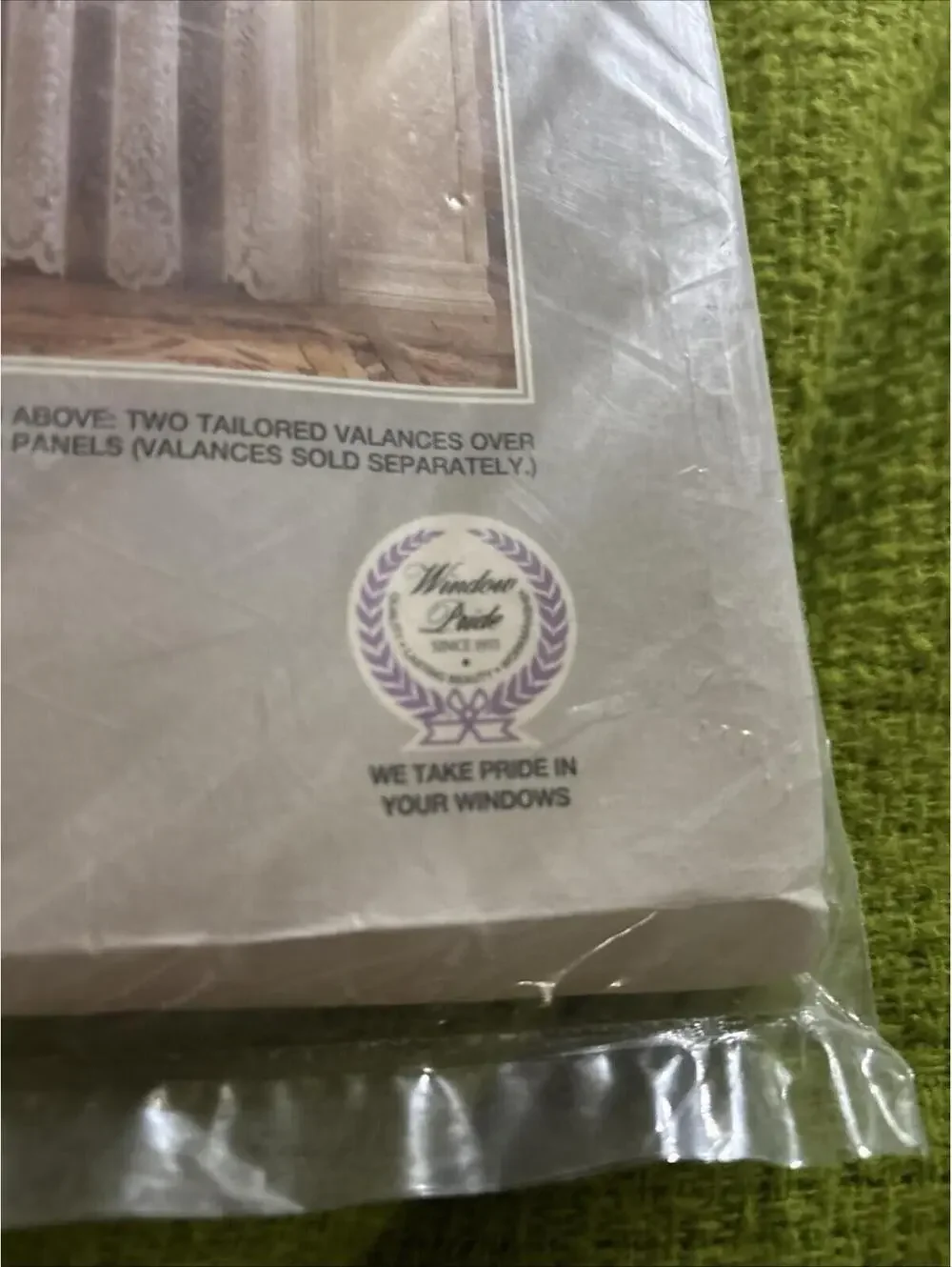 Vintage Window Pride 2 Panels Lace White 60